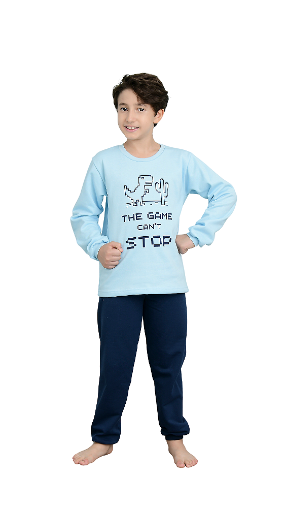 Ref. 220 Pijama em moletinho flanelado