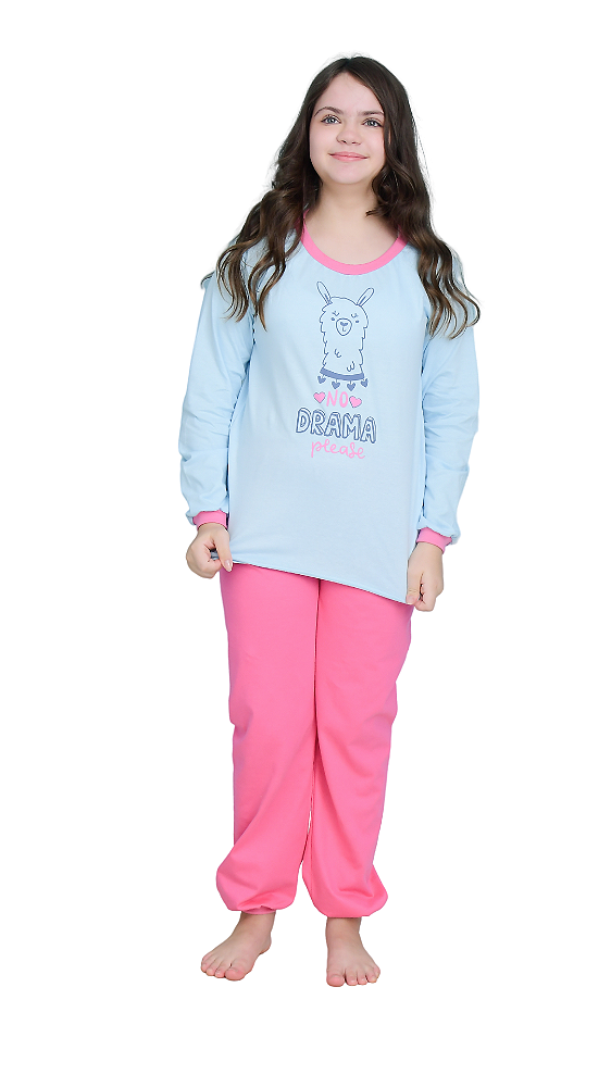 Ref. 1136 Pijama juvenil longo m/malha