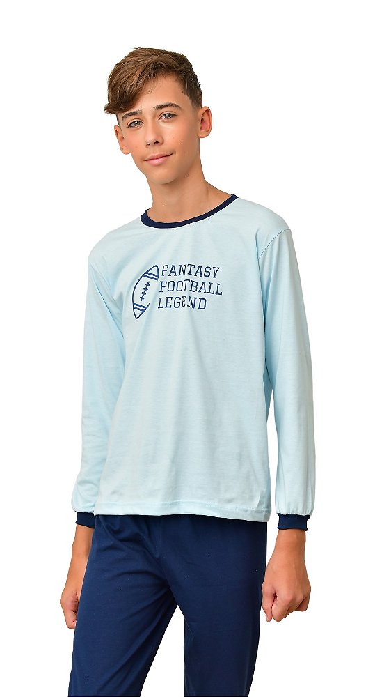 Ref. 1138 Pijama juvenil longo m/malha