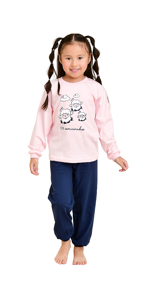 Ref. 1139 Pijama infantil em malha longo