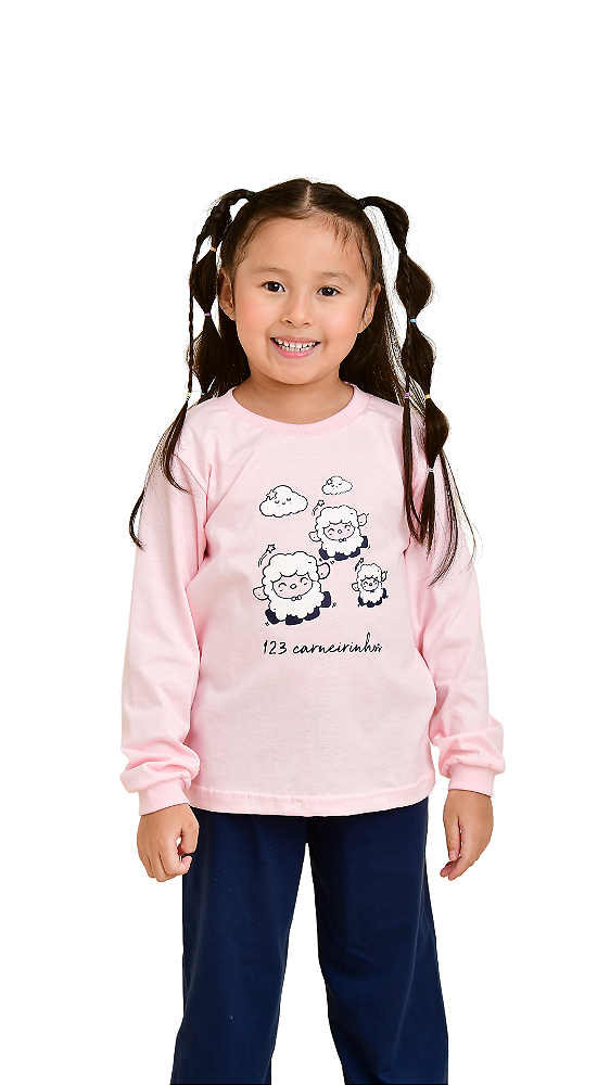 Ref. 1139 Pijama infantil em malha longo