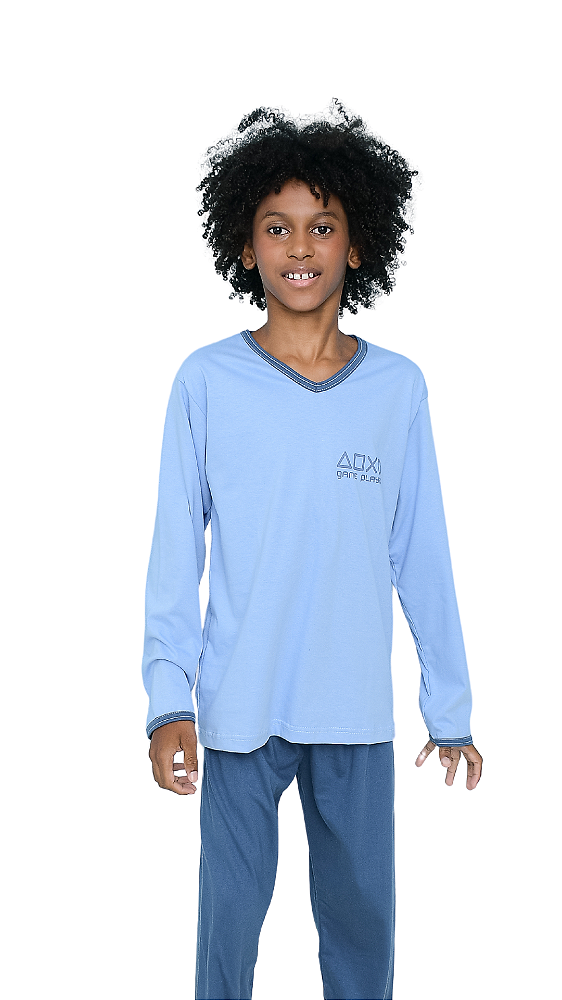 Ref. 1149 Pijama juvenil longo m/malha