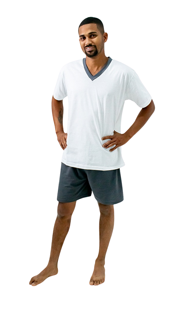 Ref. 6085 Pijama masculino curto em malha