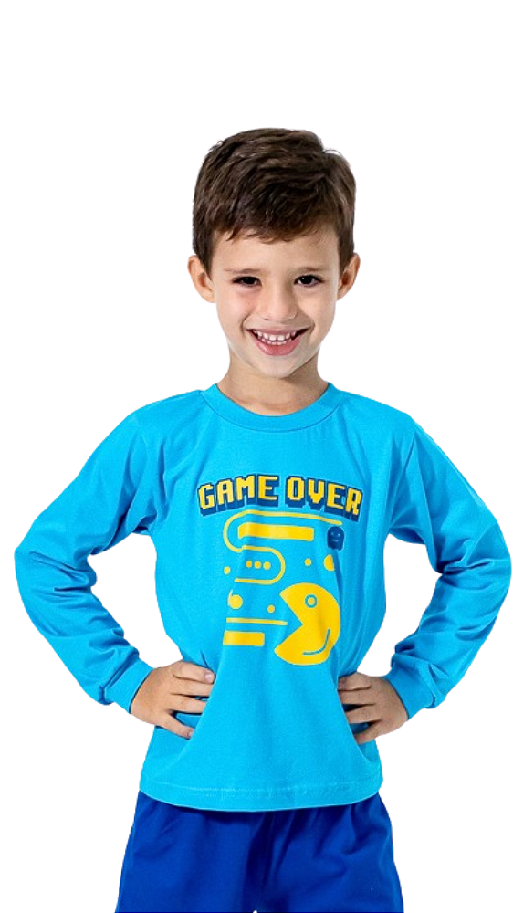 Ref. 1148 Pijama infantil longo em malha