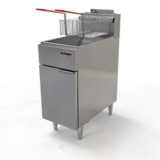 Fritadeira profissional á gás zona fria, 20 Litros, Inox   FG20 GLP SKYMSEN