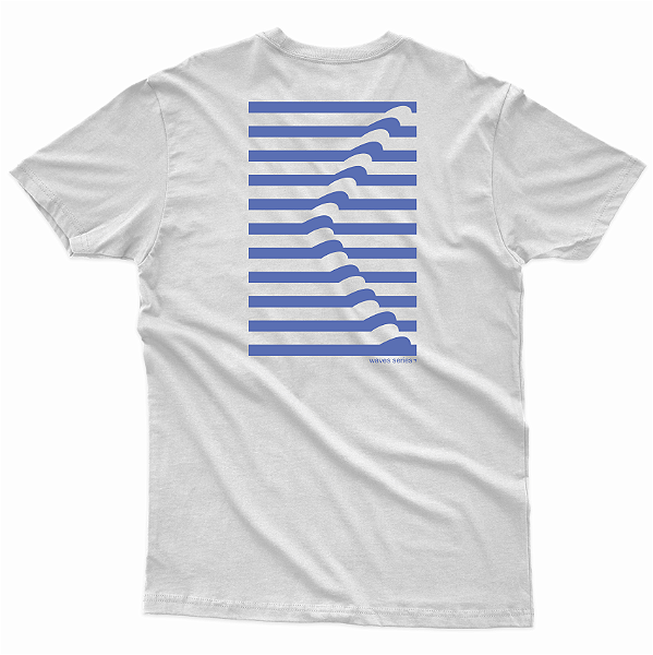 CAMISETA INFANTO JUVENIL BRANCA ONDA