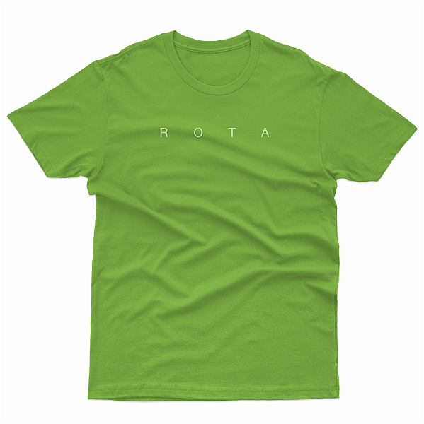 CAMISETA INFANTO JUVENIL MAÇÃ VERDE ROTA