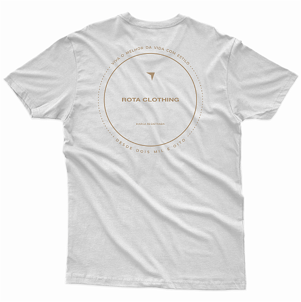 CAMISETA INFANTO JUVENIL BRANCA VIVA O MELHOR DA VIDA
