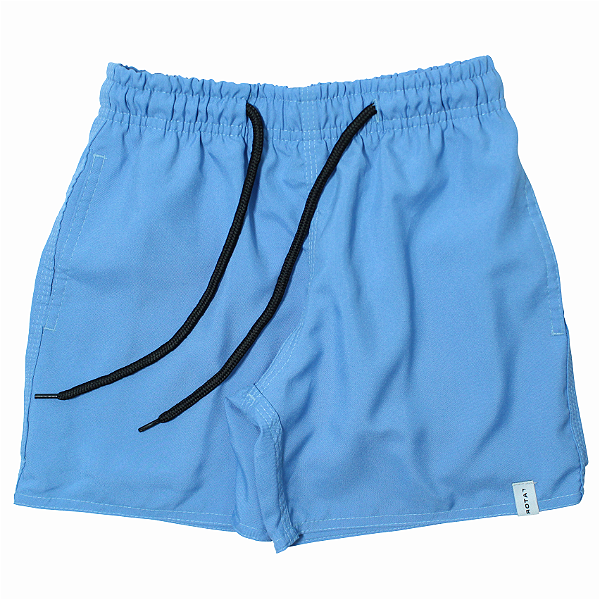 SHORT ELÁSTICO INFANTO JUVENIL AZUL - BOARDSHORT