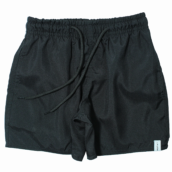 SHORT ELÁSTICO INFANTO JUVENIL PRETO - BOARDSHORT