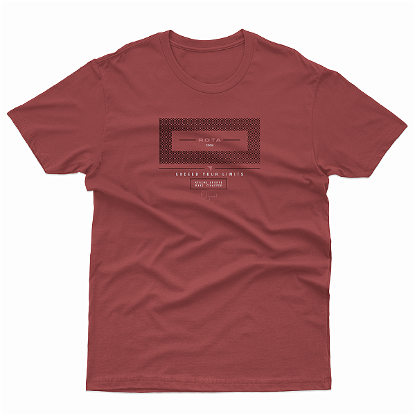 CAMISETA INFANTO JUVENIL MAUVE EXCEED YOUR LIMITS