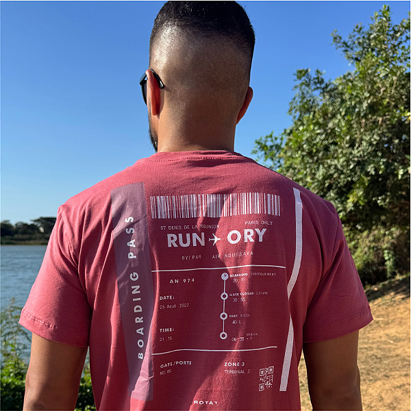 T-SHIRT ADULTO MAUVE RUN ORY