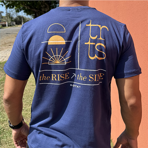 T-SHIRT ADULTO MARINHO THE RISE, THE SINE