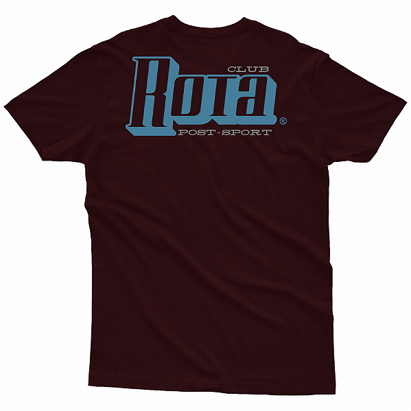 T-SHIRT ADULTO VINHO ROTA POST SPORT