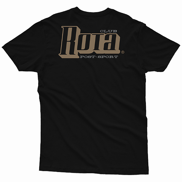 T-SHIRT ADULTO PRETA ROTA POST SPORT