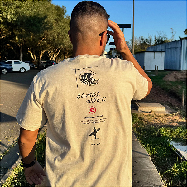 T-SHIRT ADULTO OFF WHITE CAMES WORK
