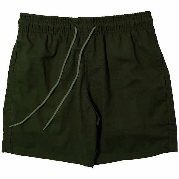 SHORT ADULTO LINHO VERDE MUSGO