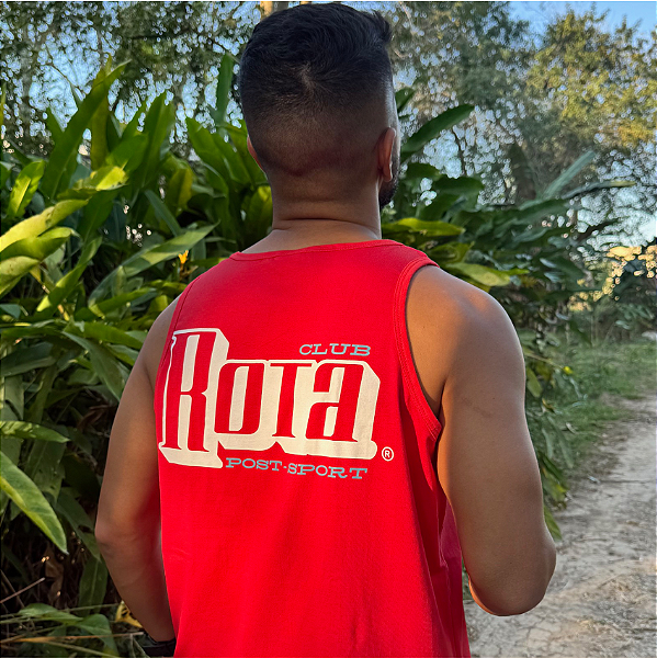 REGATA ADULTO VERMELHA ROTA POST SPORT - TANK TOP