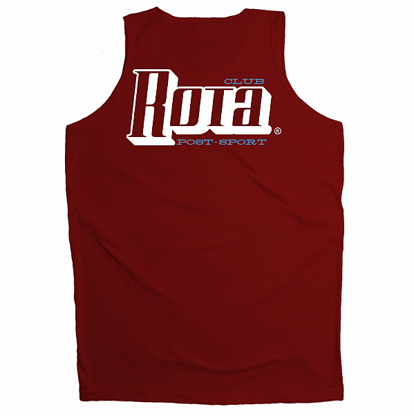 REGATA ADULTO VERMELHA ROTA POST SPORT - TANK TOP