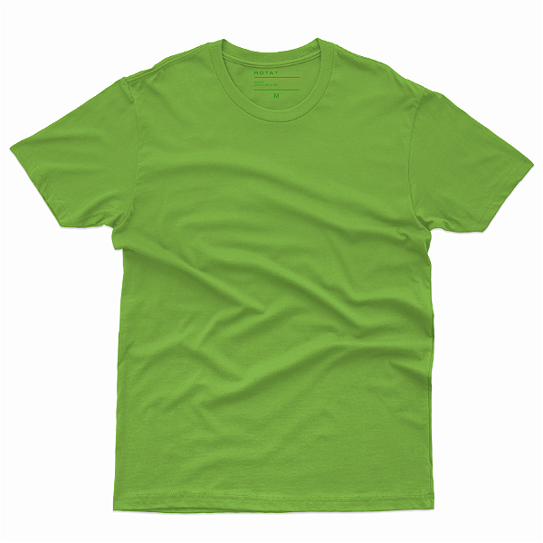 T-SHIRT ADULTO BÁSICA MAÇÂ VERDE