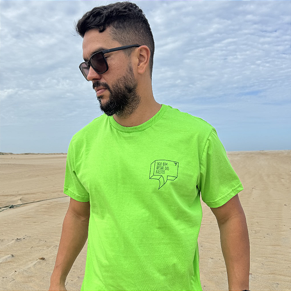 T-SHIRT ADULTO MAÇÃ VERDE SIGO BEM