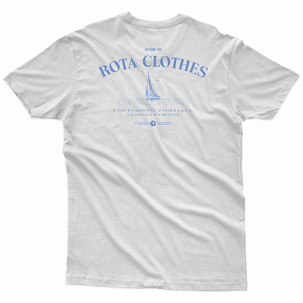 T-SHIRT ADULTO BRANCA VELEIRO