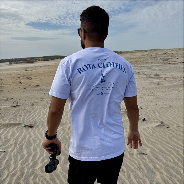 T-SHIRT ADULTO BRANCA VELEIRO
