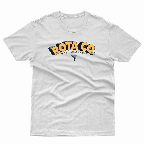 T-SHIRT ADULTO BRANCA ROTA