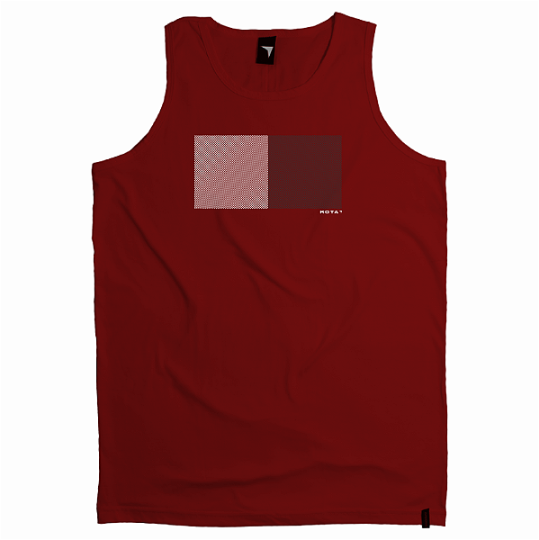 REGATA ADULTO VERMELHA RETÂNGULO - TANK TOP