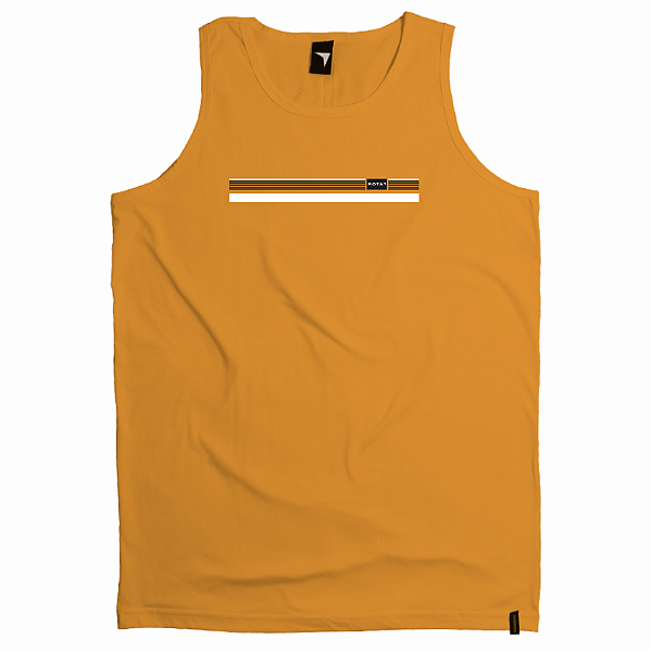 REGATA ADULTO AMARELA FAIXA - TANK TOP