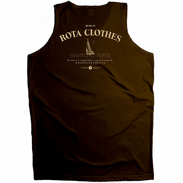 REGATA ADULTO MARROM VELEIRO - TANK TOP