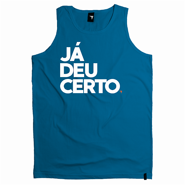 REGATA INFANTO JUVENIL TURQUESA JÁ DEU CERTO