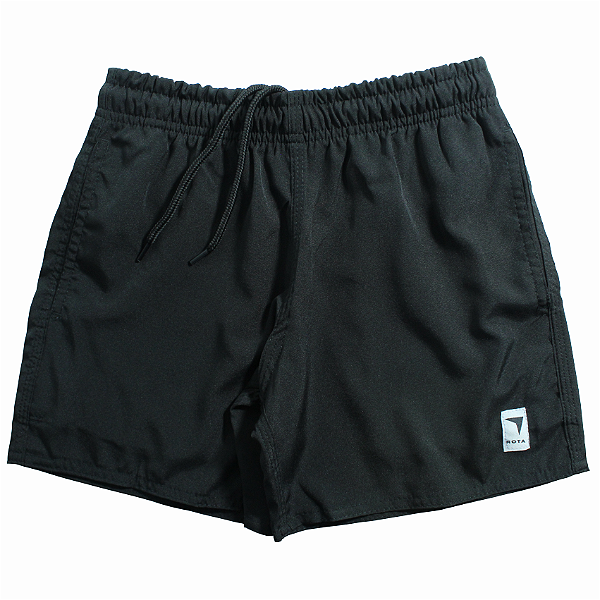 SHORT ELASTANO PRETO INFANTO JUVENIL