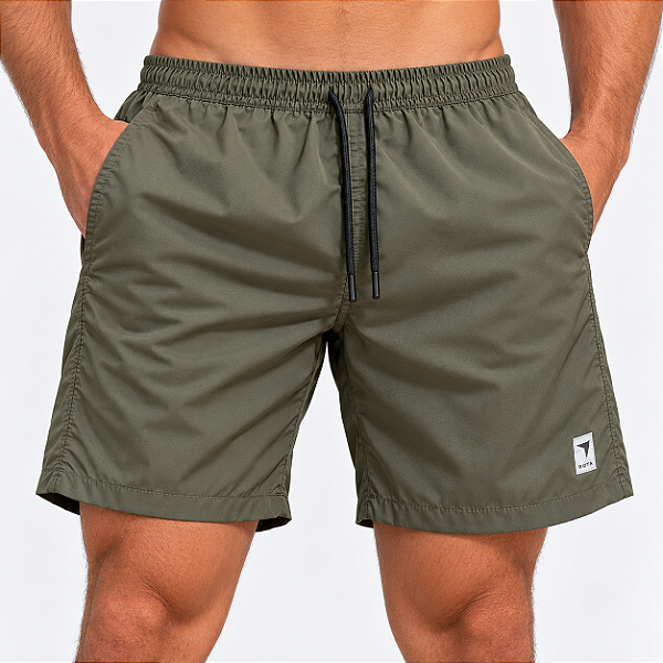 SHORT DÁGUA FLEX - LISO VERDE