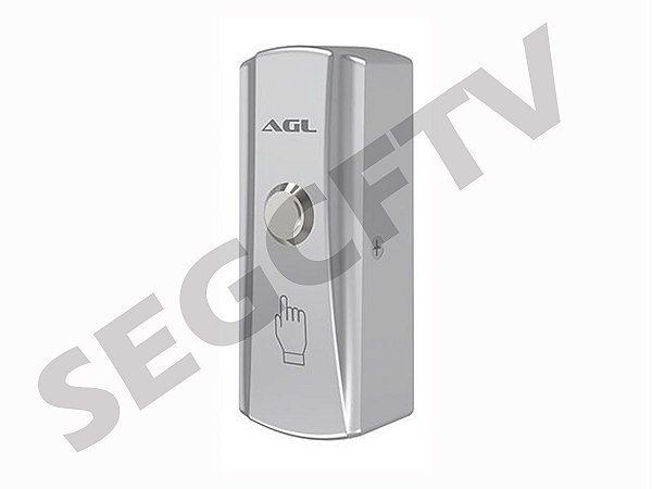 Botoeira Inox Acionador De Fechadura Agl