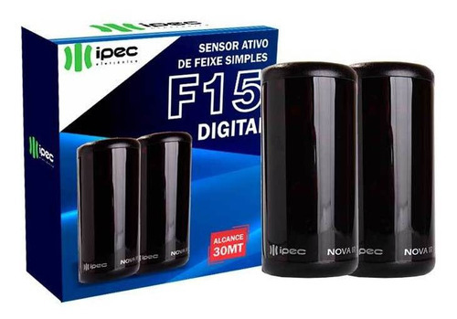 Sensor Barreira Infravermelho Ativo IPEC F15 Digital 30 Metros