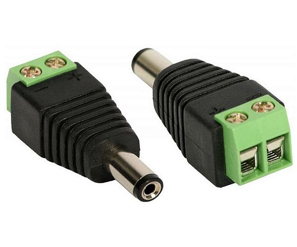 Conector P4 macho com borne