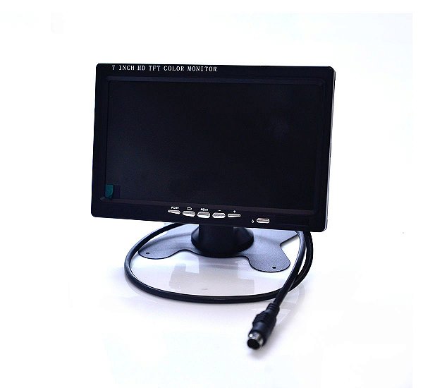 Tela Monitor Lcd 7 Colorida - Hdmi - Vga - Av - C/ Controle