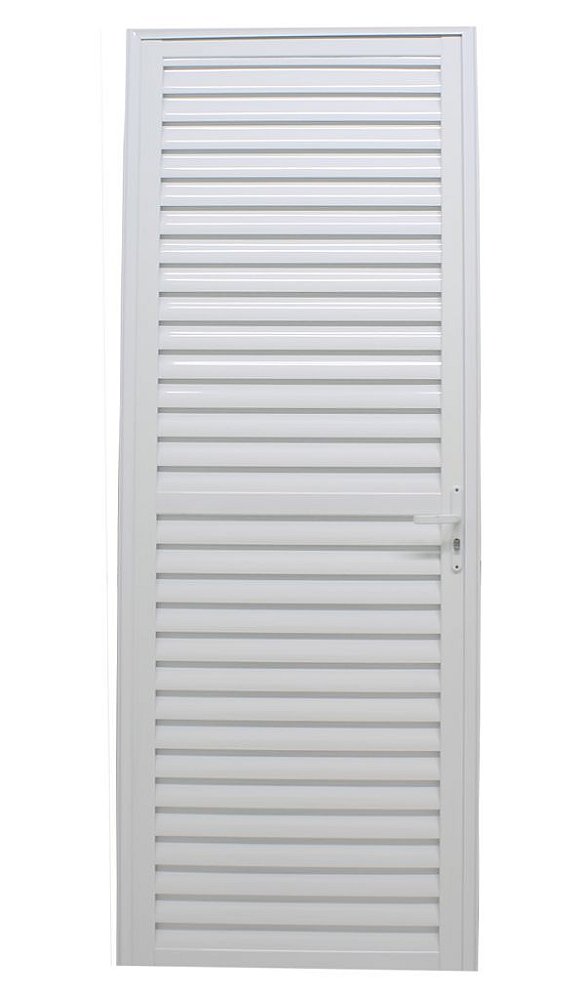 Porta palheta alumínio branco com ventilação - jap caribe max