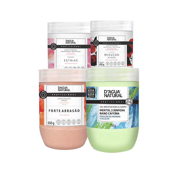 Pimenta Negra + Gel Redutor + Esfoliante + Rosa Mosqueta