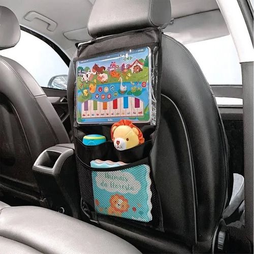 Organizador De Carro infantil com porta Tablet e Divisórias