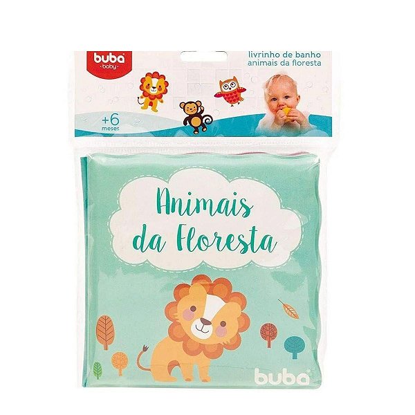 Livro Infantil Educativo Hora do Banho Animais Buba