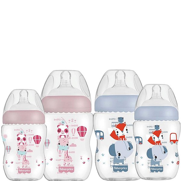 kit Mamadeiras First Moments Clássica 270/330ml Fisher Price