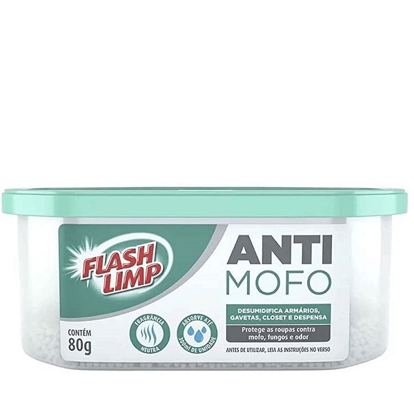 Anti Mofo Desumidificador Armários Guarda Roupa 80g Neutro