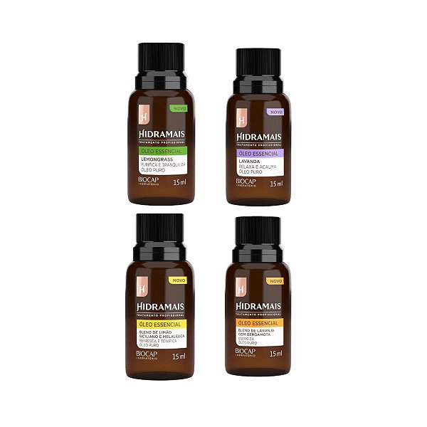 Oleo Essencial 15ml Com Formula Vegana Hidramais