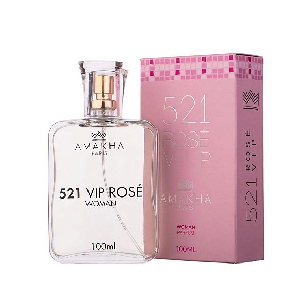 Perfume Amakha Paris 521 Vip Rosé 100ML Feminino