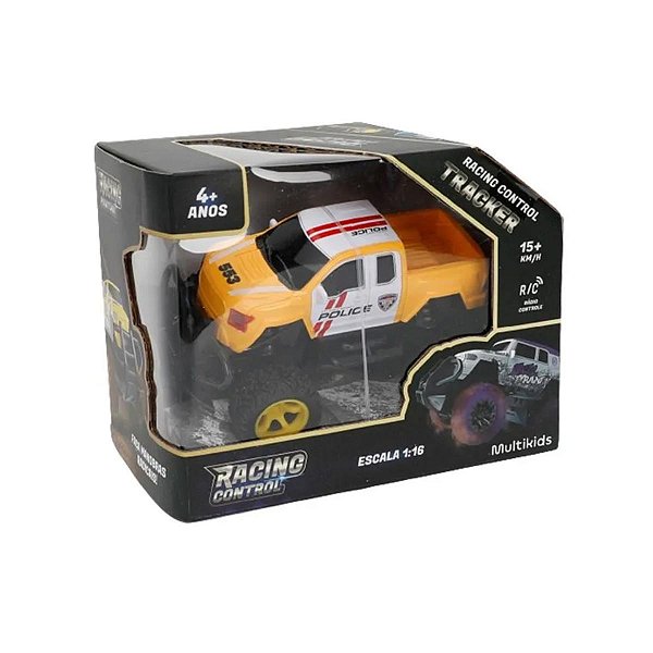 Carrinho Controle Remoto Racing Control Tracker Multilaser
