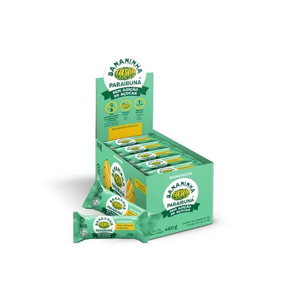 Balas de Banana 20Un Sem Açúcar Bananinha Paraibuna