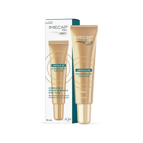 Imecap Hair Max Ampola de Hidratação Capilar Bisnaga 15ml