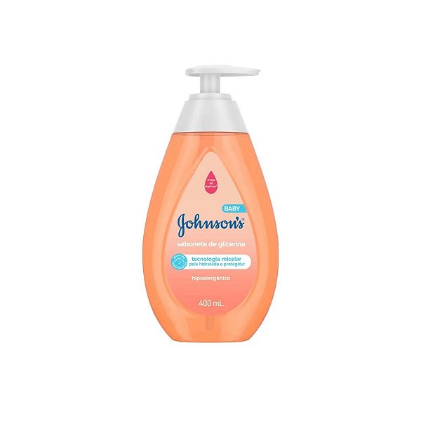 Sabonete Líquido 400ml Glicerina Corpo Todo Johnson's Baby